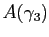 $ A(\gamma_3)$