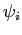 $ \psi_{i}$