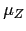 $ \mu_{Z}$