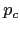 $ p_{c}$