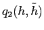 $ q_{2}(h,\tilde h)$