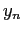 $ y_{n}$