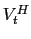 $ V_{t}^{H}$