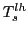 $ T_{s}^{lh}$