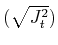  (\sqrt{J_t^2})
