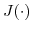  J(\cdot)