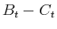 B_t-C_t