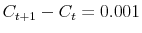 C_{t+1}-C_t = 0.001
