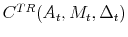 C^{TR}(A_t, M_t, \Delta_t)