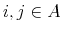  i,j\in A