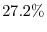  27.2\%