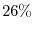  26\%