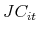  JC_{it}