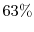  63\%