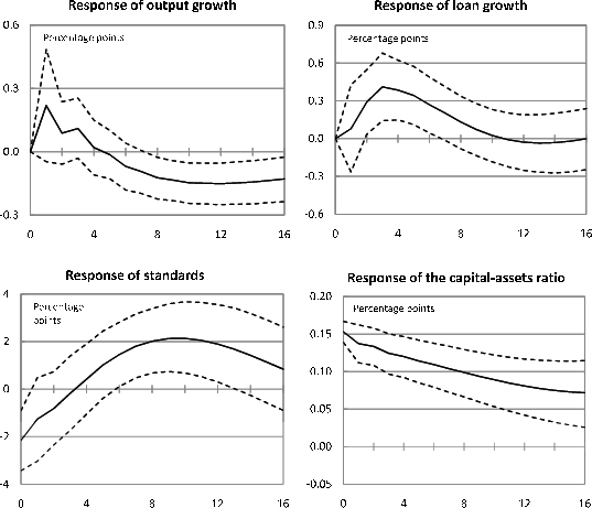 Figure 7: Response to a Capital-to-Assets Ratio Shock