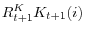  R_{t+1}^{K}K_{t+1}(i)