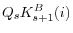  Q_{s}K_{s+1}^{B}(i)