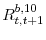  R^{b,10}_{t, t+1}