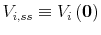  V_{i,ss}\equiv V_{i}\left( \mathbf{0}\right) 