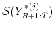  \mathcal{S}(Y^{*(j)}_{R+1:T})