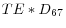 TE * D_{67}