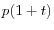 p(1+t)