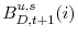  B_{D,t+1}^{u,s}(i)