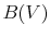  B(V)