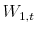  W_{1,t}