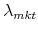  \lambda_{mkt}