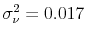  \sigma^2_\nu=0.017