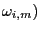 $ \omega_{i,m})$