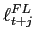 $\displaystyle \ell_{t+j}^{FL}$