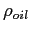 $ \rho_{oil}$