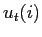 $ u_{t}( i) $