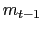 $ m_{t-1}$