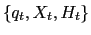 $ \{q_{t},X_{t},H_{t}\}$