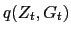 $ q(Z_{t},G_{t})$