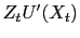 $ Z_{t} U^{\prime}(X_{t})$