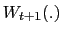$ W_{t+1}(.)$