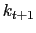 $ k_{t+1}$