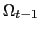 $ \Omega_{t-1}$