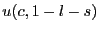 $ u(c,1-l-s)$