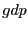 $ gdp$