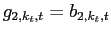 $ g_{2,k_{t} ,t}=b_{2,k_{t},t}$