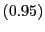 $ \left( 0.95\right) $