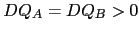 $ DQ_{A}=DQ_{B}>0$