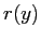 $ r(y)$
