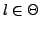 $ l\in\Theta$