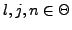 $ l,j,n\in\Theta$